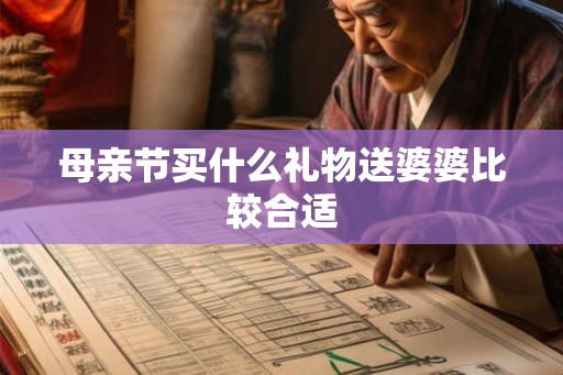 母亲节买什么礼物送婆婆比较合适 母亲节买什么礼物送婆婆比较合适