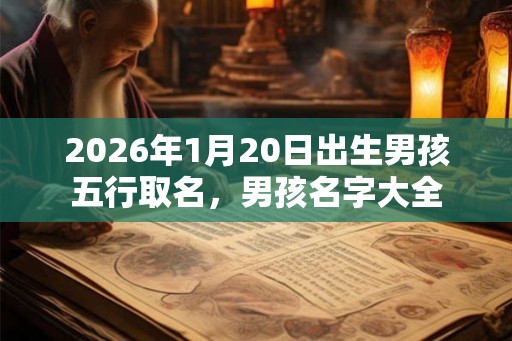 2026年1月20日出生男孩五行取名，男孩名字大全