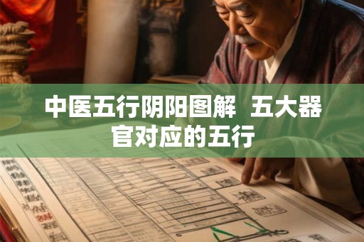 中医五行阴阳图解  五大器官对应的五行
