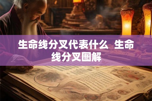 生命线分叉代表什么  生命线分叉图解