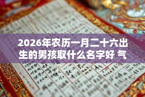 2026年农历一月二十六出生的男孩取什么名字好 气质文艺的名字推荐