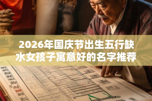 2026年国庆节出生五行缺水女孩子寓意好的名字推荐