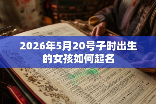 2026年5月20号子时出生的女孩如何起名
