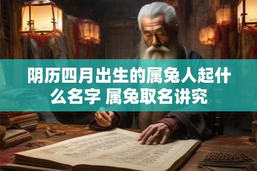阴历四月出生的属兔人起什么名字 属兔取名讲究