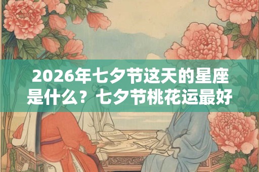 2026年七夕节这天的星座是什么？七夕节桃花运最好的是什么星座？