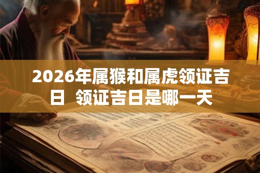2026年属猴和属虎领证吉日 领证吉日是哪一天 2026年属猴和属虎领证吉日 领证吉日是哪一天