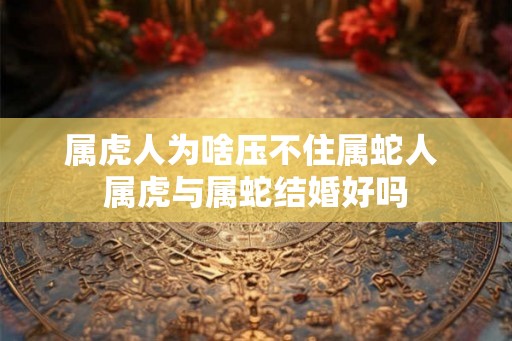 属虎人为啥压不住属蛇人 属虎与属蛇结婚好吗