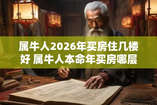 属牛人2026年买房住几楼好 属牛人本命年买房哪层好