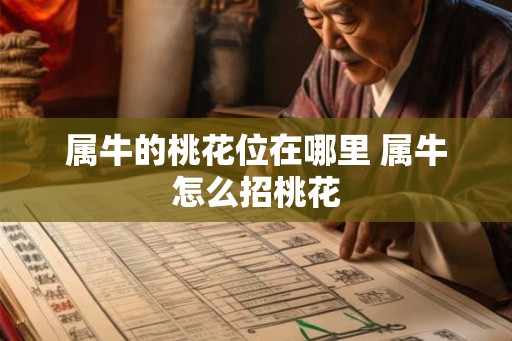 属牛的桃花位在哪里 属牛怎么招桃花