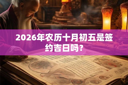 2026年农历十月初五是签约吉日吗? 2026年农历十月初五是签约吉日吗?