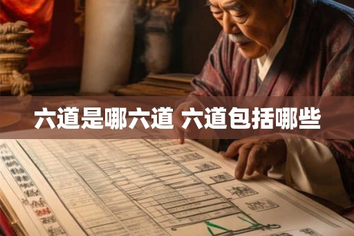 六道是哪六道 六道包括哪些