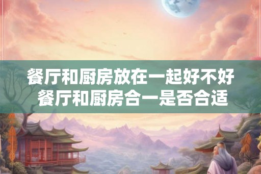 餐厅和厨房放在一起好不好 餐厅和厨房合一是否合适