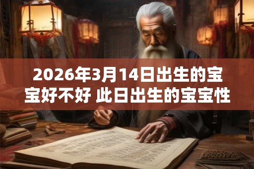 2026年3月14日出生的宝宝好不好 此日出生的宝宝性格