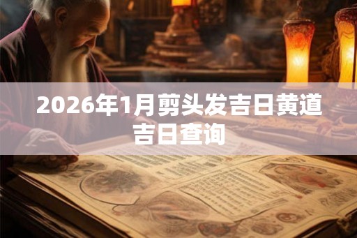 2026年1月剪头发吉日黄道吉日查询