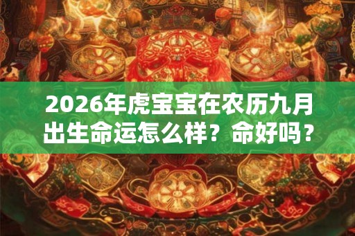 2026年虎宝宝在农历九月出生命运怎么样？命好吗？