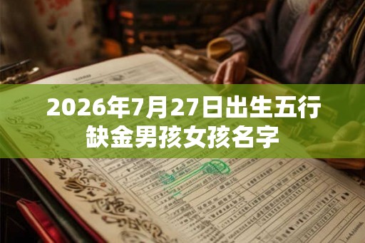 2026年7月27日出生五行缺金男孩女孩名字