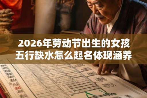 2026年劳动节出生的女孩五行缺水怎么起名体现涵养