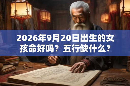 2026年9月20日出生的女孩命好吗?五行缺什么? 2026年9月20日出生的女孩命好吗?五行缺什么?