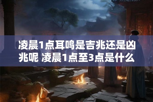 凌晨1点耳鸣是吉兆还是凶兆呢 凌晨1点至3点是什么时辰 凌晨1点耳鸣是吉兆还是凶兆呢 凌晨1点至3点是什么时辰