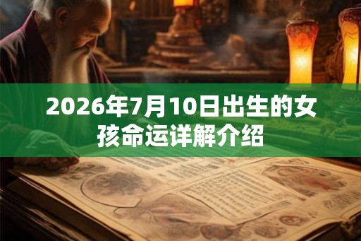 2026年7月10日出生的女孩命运详解介绍 2026年7月10日出生的女孩命运详解介绍