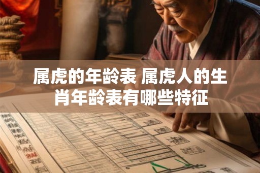 属虎的年龄表 属虎人的生肖年龄表有哪些特征 属虎的年龄表 属虎人的生肖年龄表有哪些特征