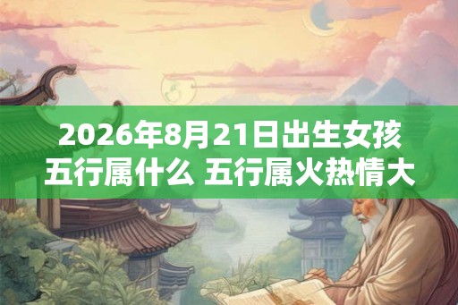 2026年8月21日出生女孩五行属什么 五行属火热情大方