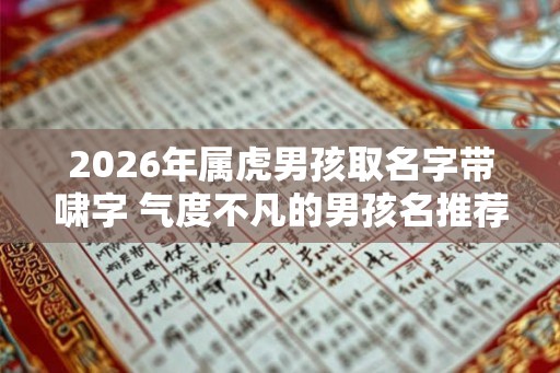 2026年属虎男孩取名字带啸字 气度不凡的男孩名推荐