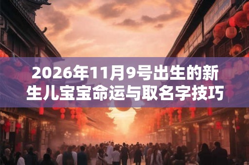 2026年11月9号出生的新生儿宝宝命运与取名字技巧解析