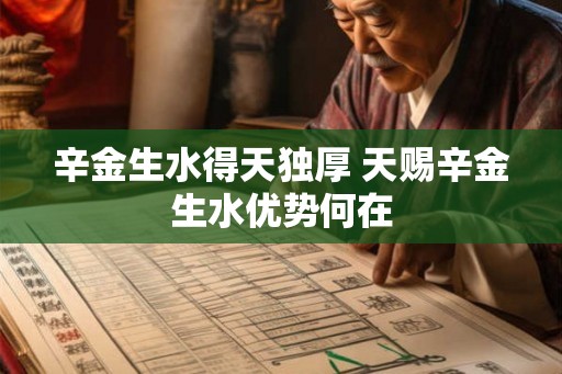 辛金生水得天独厚 天赐辛金生水优势何在 辛金生水得天独厚 天赐辛金生水优势何在