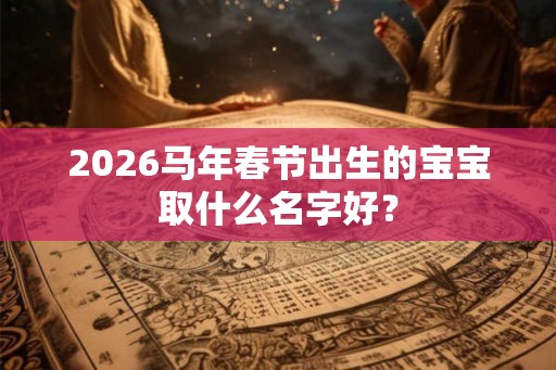 2026马年春节出生的宝宝取什么名字好？