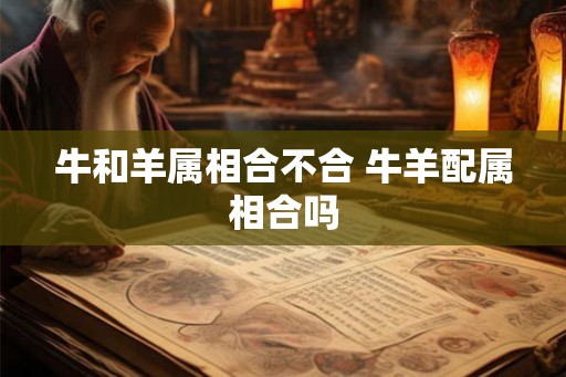 牛和羊属相合不合 牛羊配属相合吗