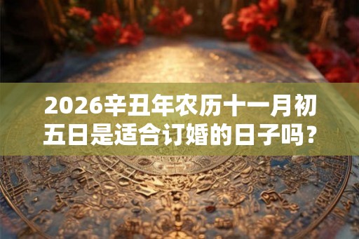 2026辛丑年农历十一月初五日是适合订婚的日子吗？