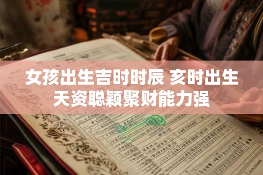 女孩出生吉时时辰 亥时出生天资聪颖聚财能力强