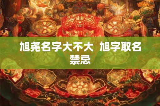 旭尧名字大不大  旭字取名禁忌