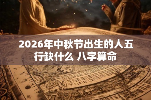 2026年中秋节出生的人五行缺什么 八字算命