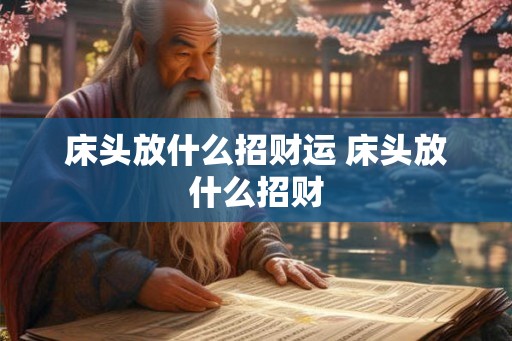 床头放什么招财运 床头放什么招财