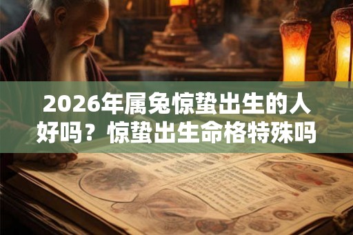 2026年属兔惊蛰出生的人好吗？惊蛰出生命格特殊吗
