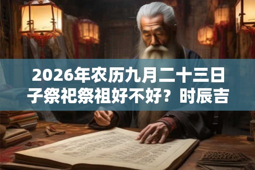 2026年农历九月二十三日子祭祀祭祖好不好?时辰吉凶如何? 2026年农历九月二十三日子祭祀祭祖好不好?时辰吉凶如何?