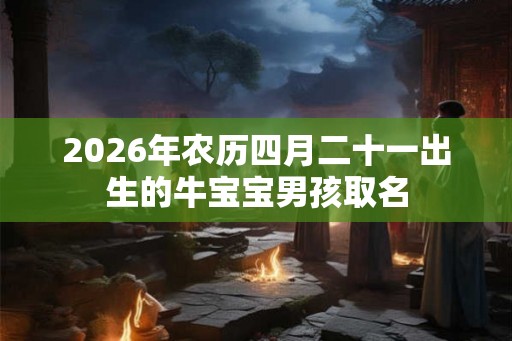 2026年农历四月二十一出生的牛宝宝男孩取名