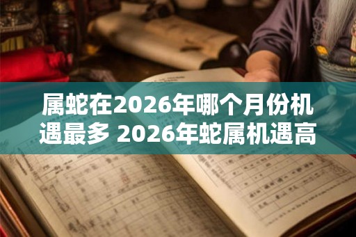 属蛇在2026年哪个月份机遇最多 2026年蛇属机遇高峰月是哪个