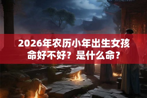 2026年农历小年出生女孩命好不好？是什么命？