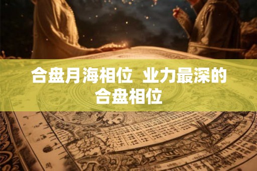 合盘月海相位  业力最深的合盘相位