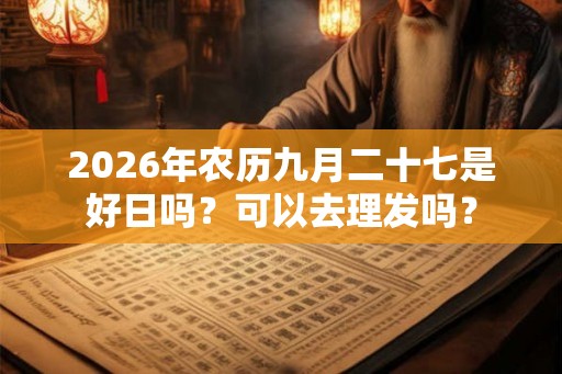 2026年农历九月二十七是好日吗？可以去理发吗？
