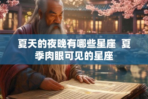 夏天的夜晚有哪些星座  夏季肉眼可见的星座