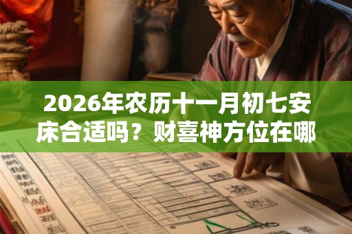 2026年农历十一月初七安床合适吗？财喜神方位在哪？