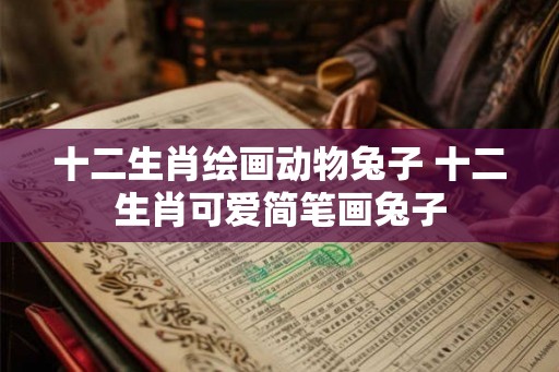 十二生肖绘画动物兔子 十二生肖可爱简笔画兔子 十二生肖绘画动物兔子 十二生肖可爱简笔画兔子