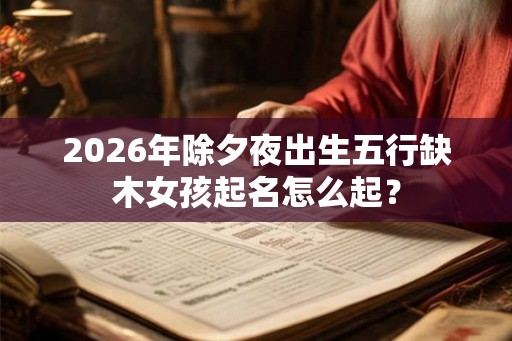 2026年除夕夜出生五行缺木女孩起名怎么起？
