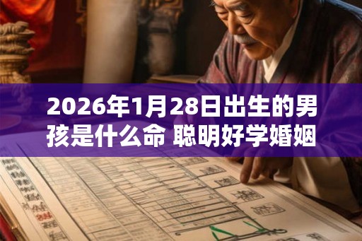 2026年1月28日出生的男孩是什么命 聪明好学婚姻顺利