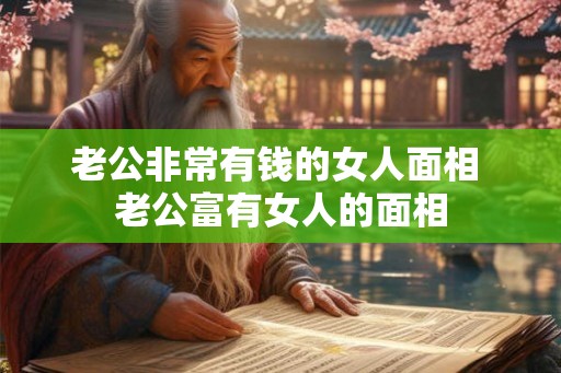 老公非常有钱的女人面相 老公富有女人的面相 老公非常有钱的女人面相 老公富有女人的面相