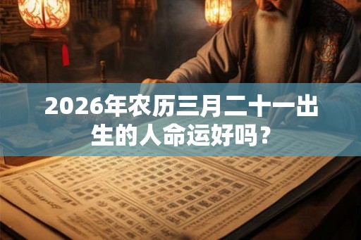 2026年农历三月二十一出生的人命运好吗？